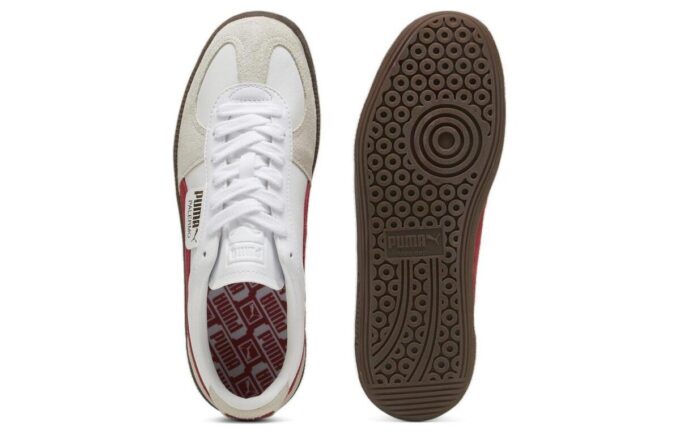 Palermo Leather “White Club Red”