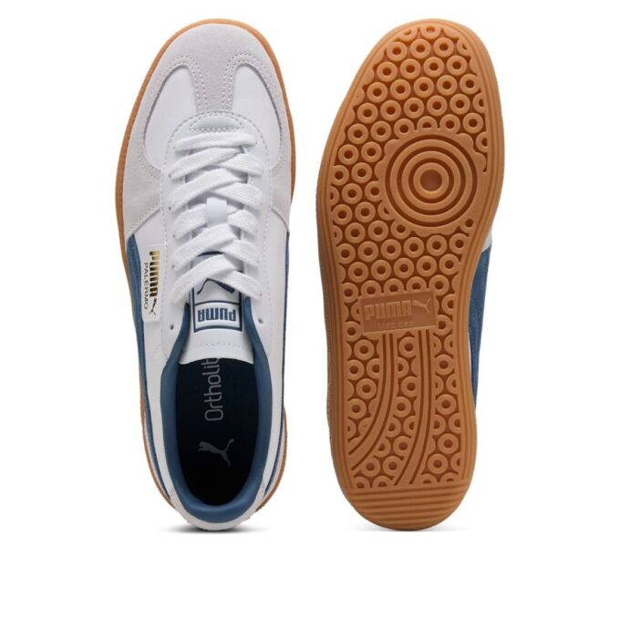 Palermo Leather “White Dark Indigo”