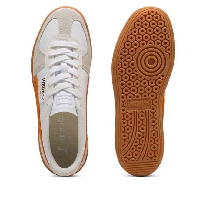 Palermo Leather “White Orange Glo”