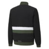 Parquet Quilted Puffer Basketball Winter Jacket “Black Green”
