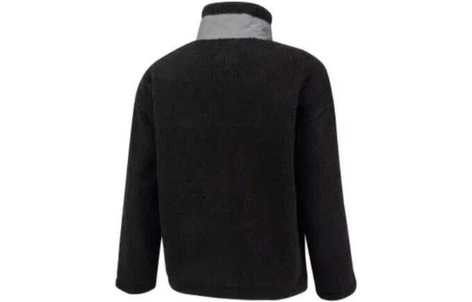 Patch Pocket Sherpa Jacket “Black”