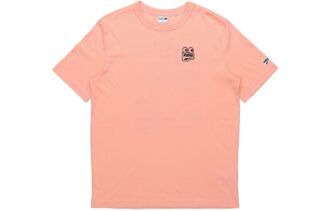 Peach Downtown Graphic T-Shirt “Pink Black”