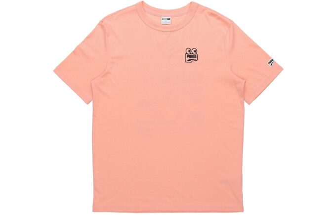 Peach Downtown Graphic T-Shirt “Pink Black”