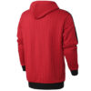 Pinstripe Aop Pullover Hoodie “Red”