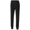 Pinstripe Casual Fleece Lined Long Pants Black