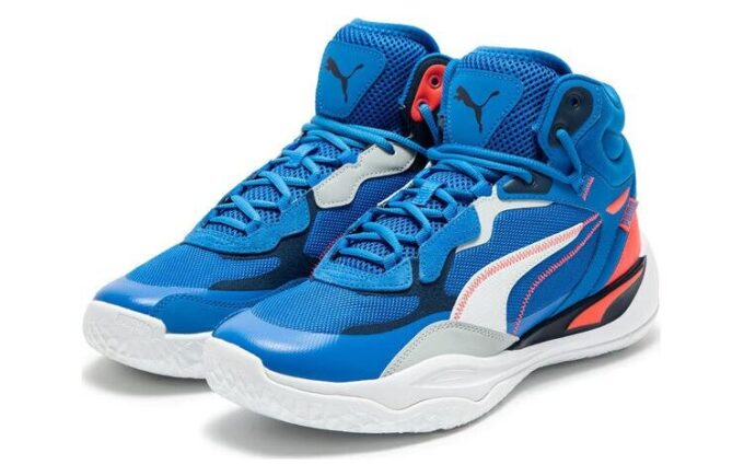Playmaker Pro Mid Basketball Shoes “Blue”