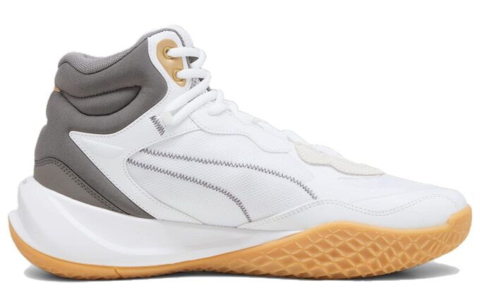 Playmaker Pro Mid Trophies “White Grey Gold”