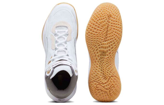 Playmaker Pro Mid Trophies “White Grey Gold”