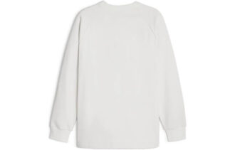 Popular Series Classics Textured Crew Neck Shirt “White”