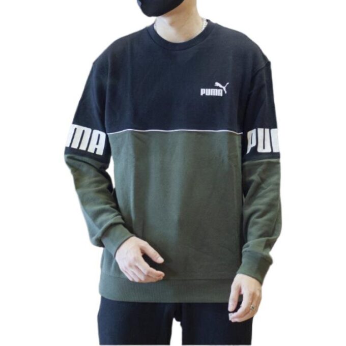 Power Colorblock Crew “Black”