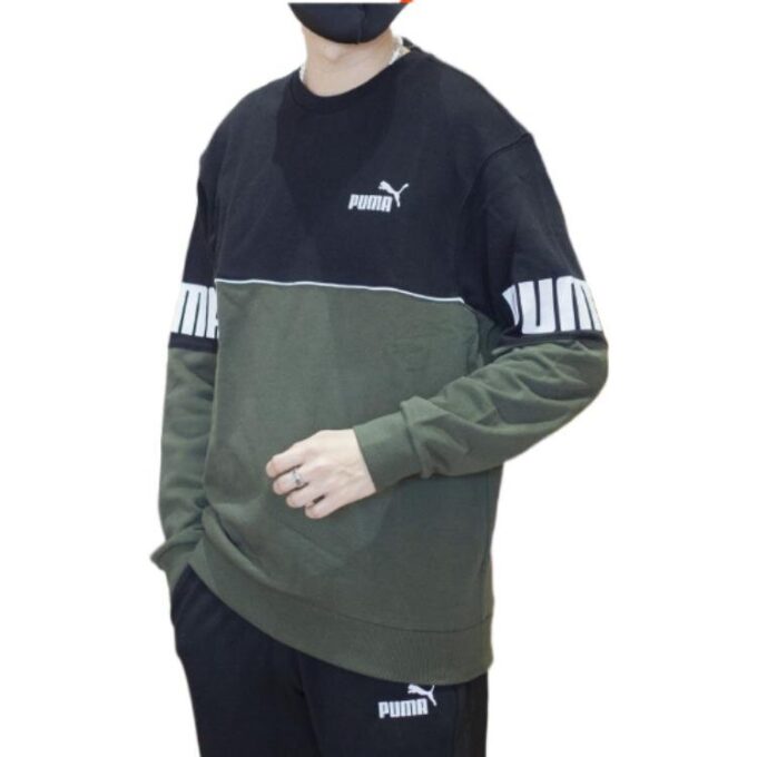 Power Colorblock Crew “Black”