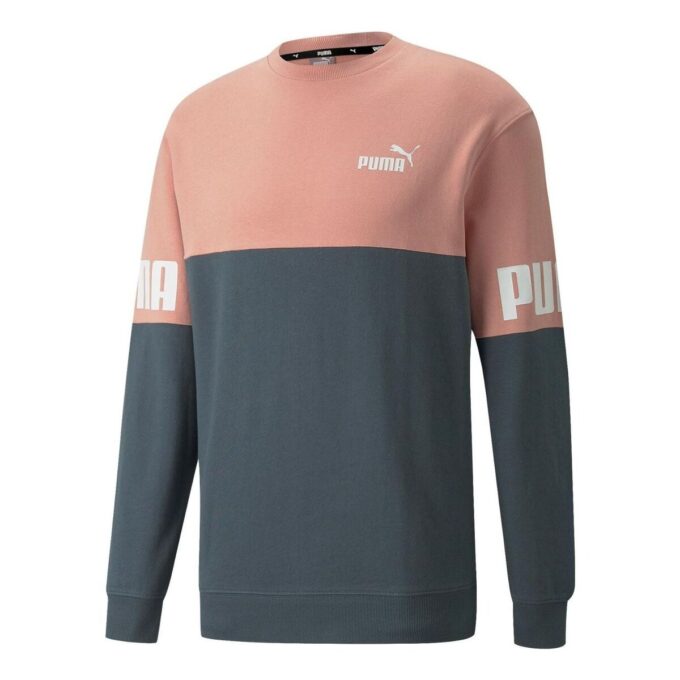 Power Colorblock Crew Sweatshirt “Pink”