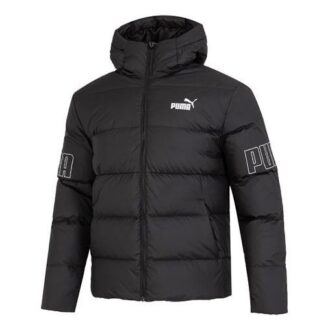 Power Hooded Down Puffer Jacket “Black”