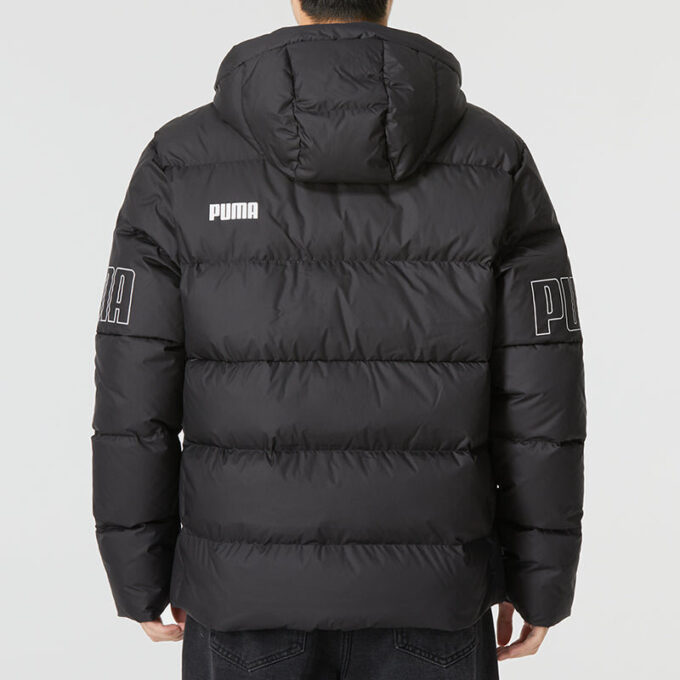 Power Hooded Down Puffer Jacket “Black”