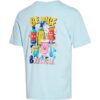 Printed Casual T-Shirt “Blue Yellow Pink”