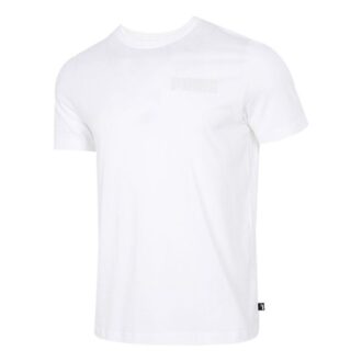 Printed Round Neck T-Shirt “White”