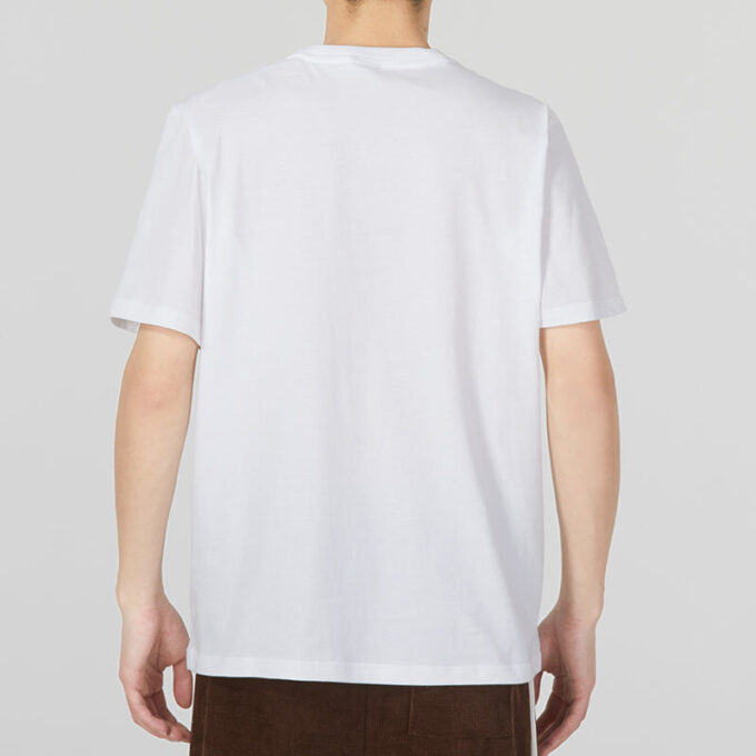 Printed Short Sleeve T-Shirt “White”