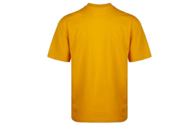 Printed Short Sleeve TEE Men Gold