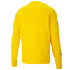 Printing Round Neck Sports Knit Pullover Yellow