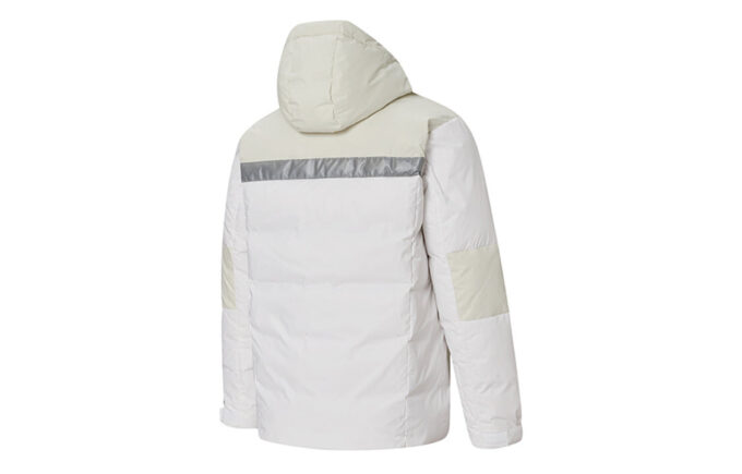 Protective Down Jacket “White Beige”