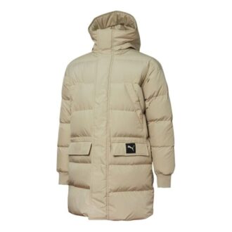 Protective Down Puffer Jacket “Beige”