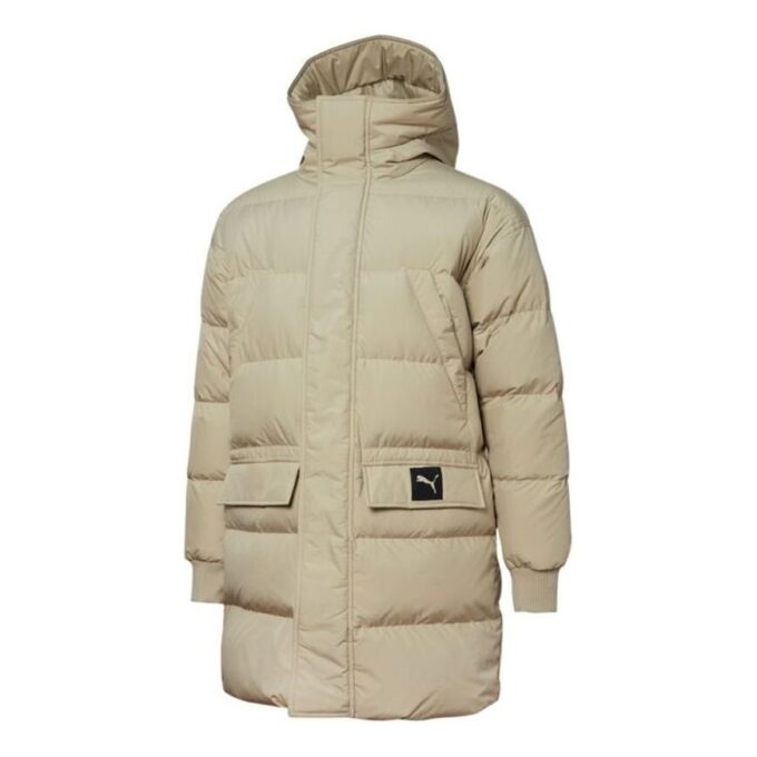 Protective Down Puffer Jacket “Beige”