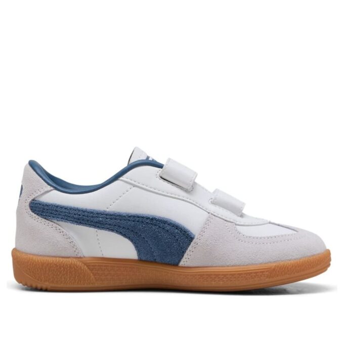 (PS) Palermo Elevata Leather “White Dark Indigo”