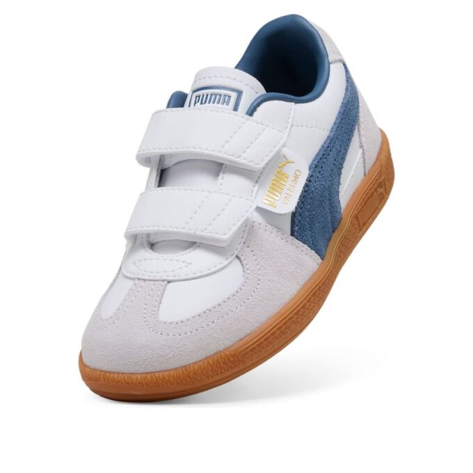 (PS) Palermo Elevata Leather “White Dark Indigo”