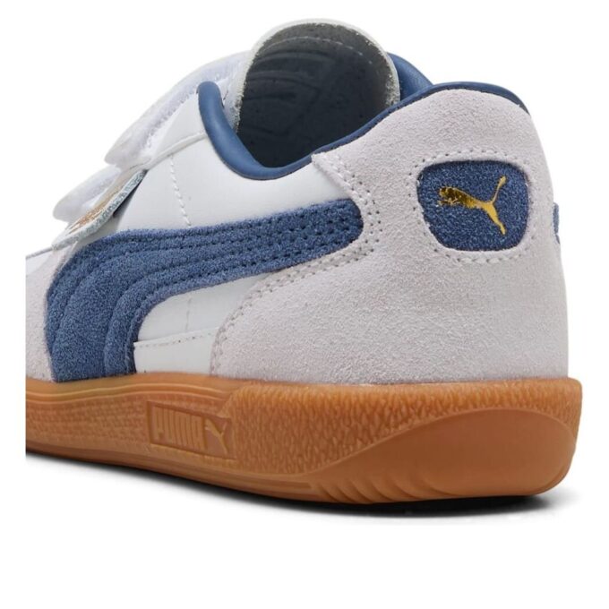 (PS) Palermo Elevata Leather “White Dark Indigo”