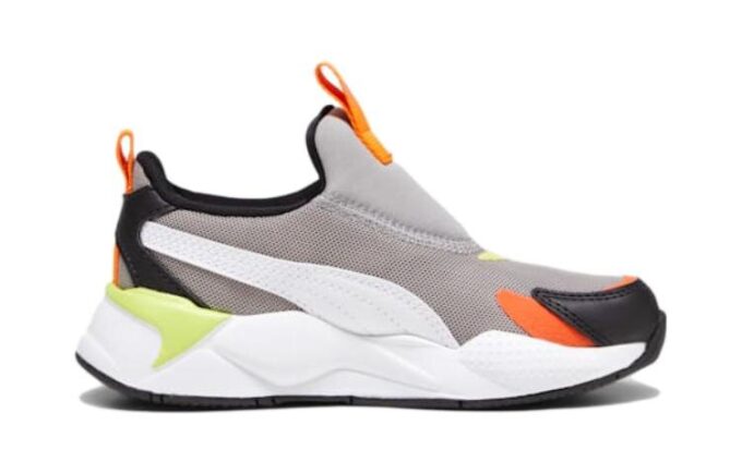 (PS) RS-X3 Slip-On “Concrete Grey Rickie Orange”