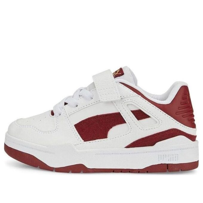 (PS) Slipstream Suede “White Intense Red”