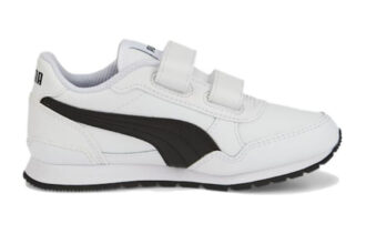 (PS) ST Runner v3 Leather Shoes “White Black”