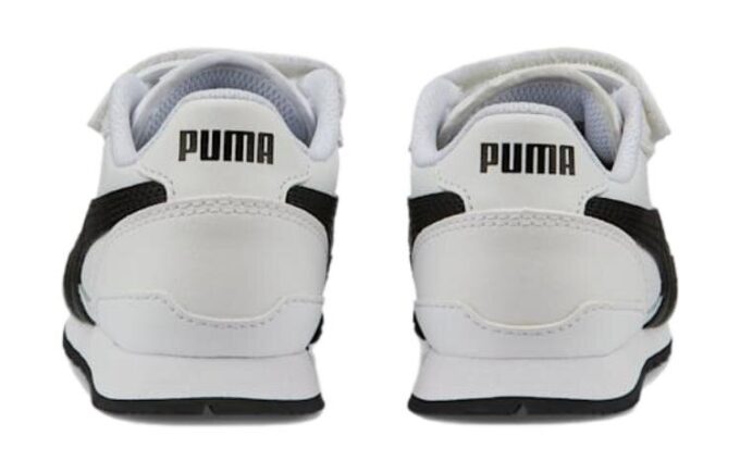 (PS) ST Runner v3 Leather Shoes “White Black”