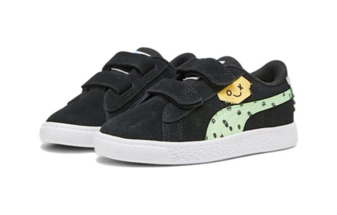 (PS) Suede Classic “Mix Match – Black Spring Fern”