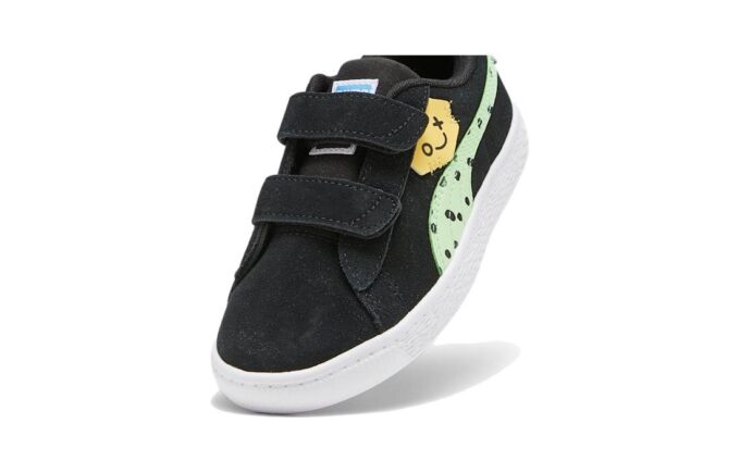 (PS) Suede Classic “Mix Match – Black Spring Fern”