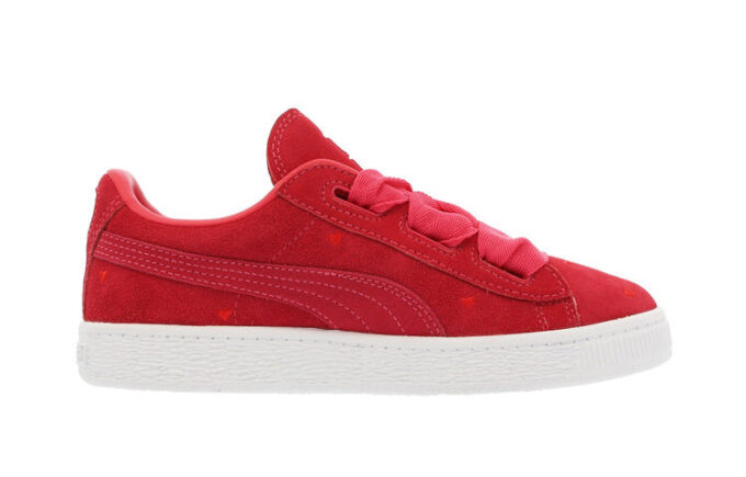 (PS) Suede Heart Ps Sneakers Red