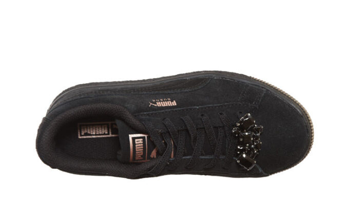 (PS) Suede Jewel Ac Ps Board Shoes Black