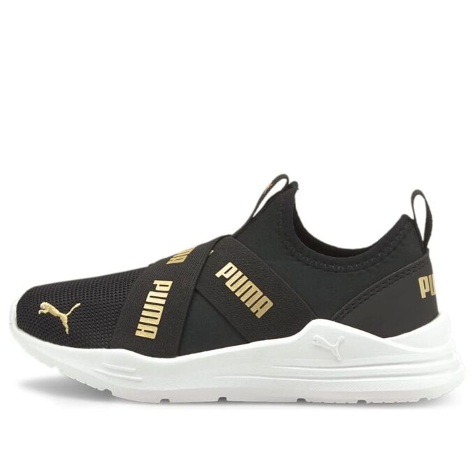 (PS) Wired Run Slip-On “Black Team Gold”