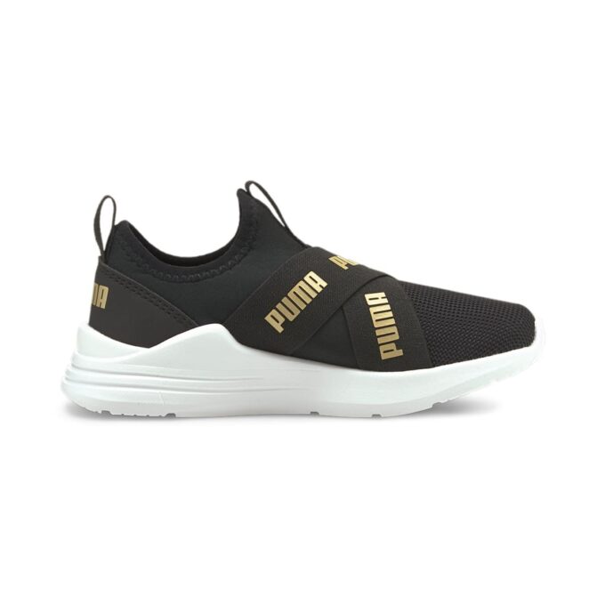 (PS) Wired Run Slip-On “Black Team Gold”
