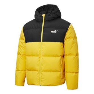 Puffer Down Jacket “Yellow Black”