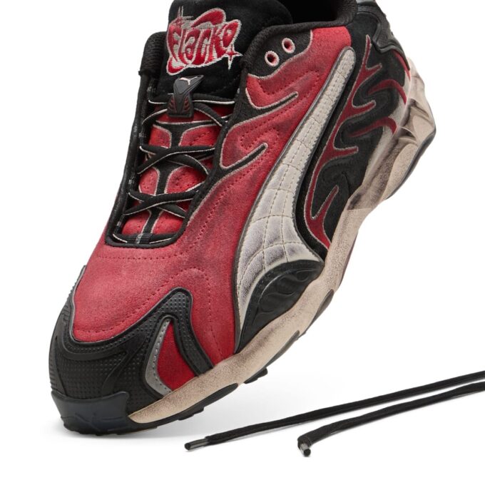 PUMA x A$AP Rocky Inhale “Distressed Pack Black Pop Red”