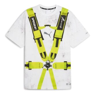 PUMA x A$AP ROCKY Seatbelt T-shirt “White Lime”