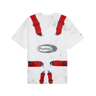 PUMA x A$AP ROCKY Seatbelt T-shirt “White Red”
