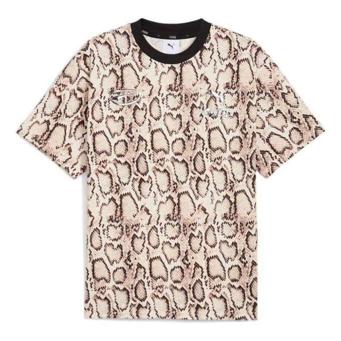 PUMA x A$AP ROCKY Snake Skin T-Shirt “Frosted Ivory AOP”