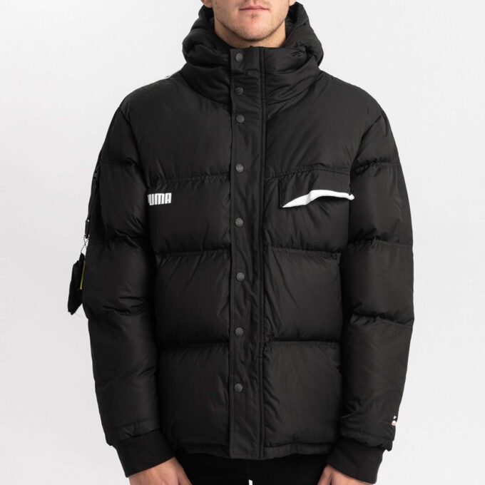 PUMA x Ader Error Down Puffer Coat “Black White”
