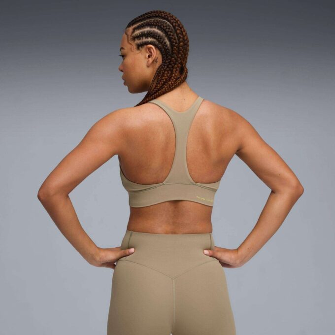 PUMA x ALEX TOUSSAINT Shapeluxe Women Moisture Wicking, Mid Impact Sports Bra PUMA x ALEX TOUSSAINT Shapeluxe Women Moisture Wicking, Mid Impact Sports Bra