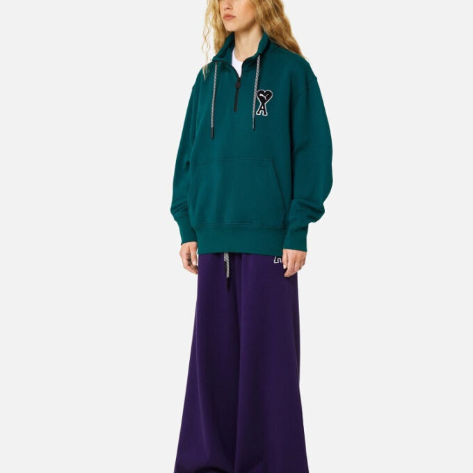 PUMA x Ami Half Zip Sweatshirt “Green”