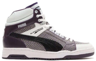PUMA x Atmos SlipStorm Mid Snake Vintage “White Purple Black”