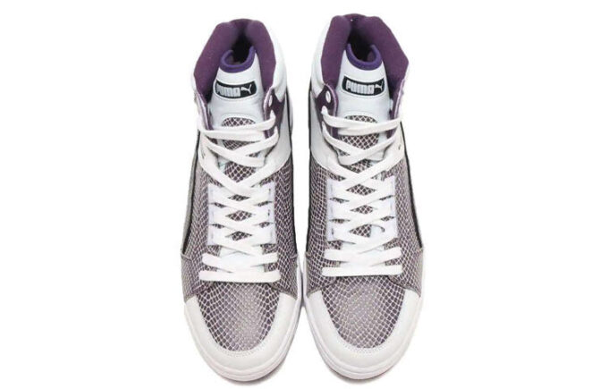 PUMA x Atmos SlipStorm Mid Snake Vintage “White Purple Black”