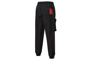 PUMA x ATTEMPT Crossover Casual Drawstring Woven Long Pants Black